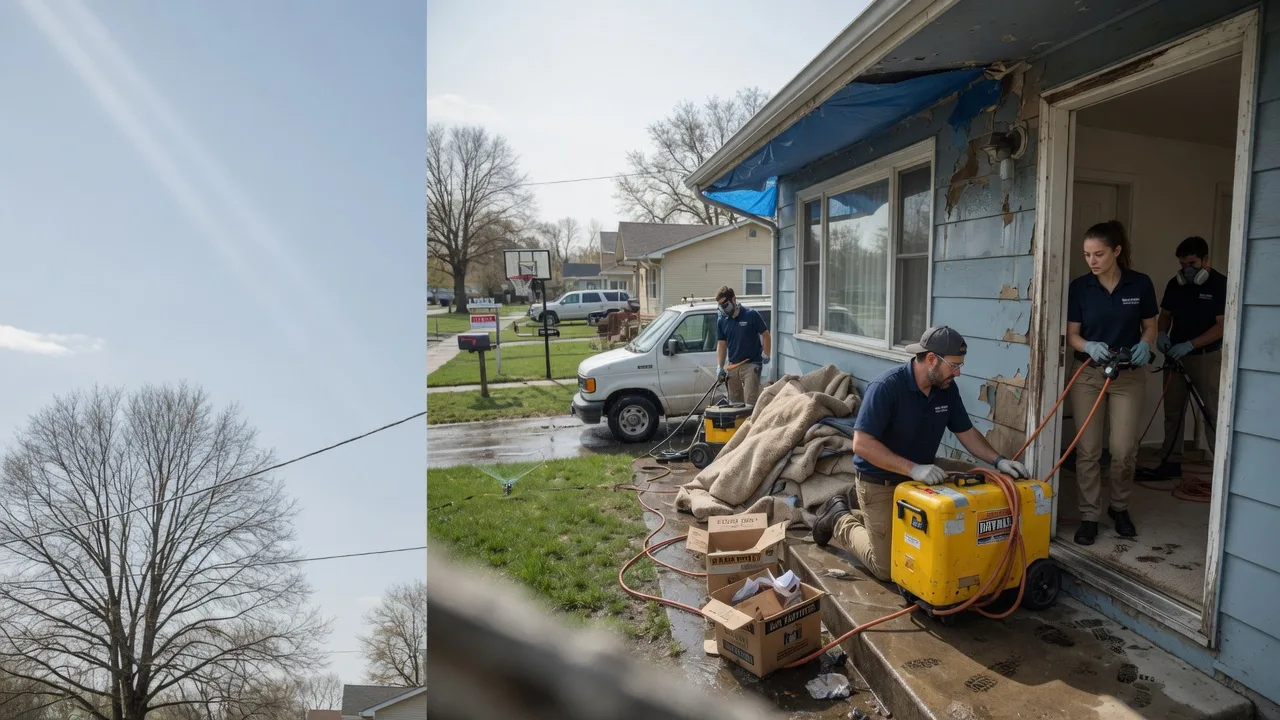 Basement Flood Cleanup in Sterling Heights, MI near me